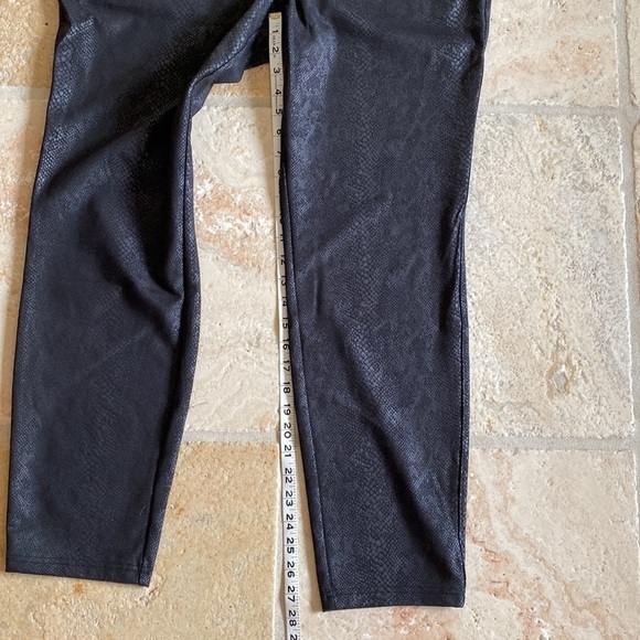 SIMPLY VERA Skinny Pant High Rise Snake print Polished twill date night Size XXL - Picture 12 of 15